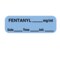 Nevs Label, Fentanyl 1/2" x 1-1/2" Blue w/Black LANT-1822D - alternate 1
